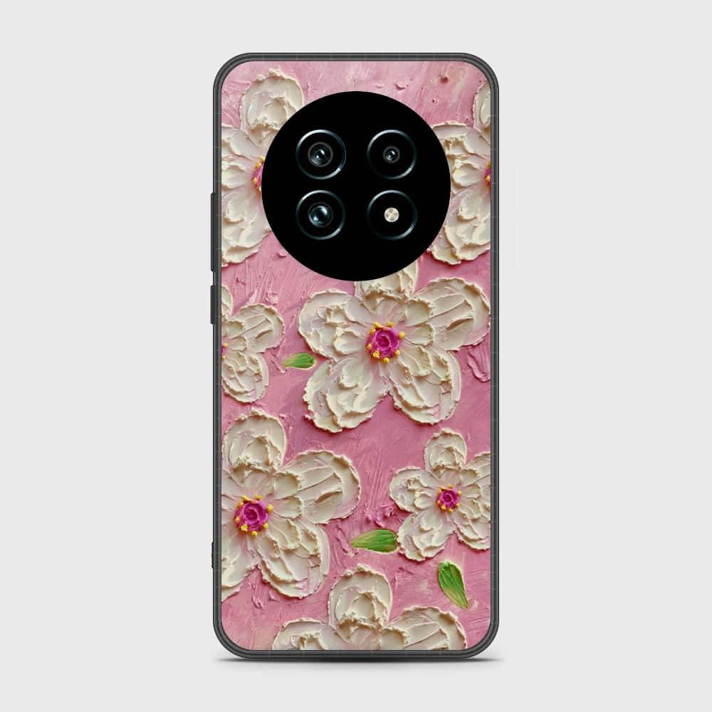 Realme 13 Plus 5G Cover - Floral Series - Design 5 - Pink & White - HQ Premium Shine Durable Shatterproof Case - Futurestore.pk