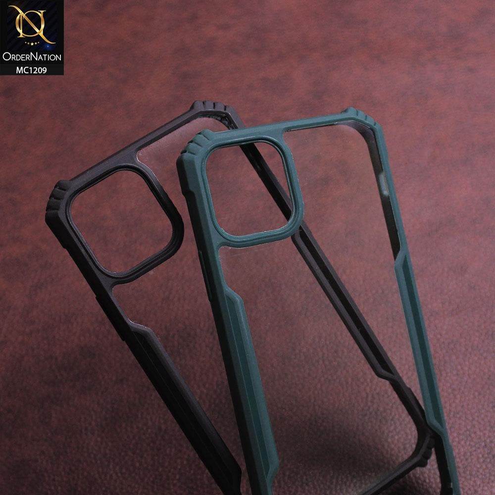 iPhone 13 Cover - Black - Hybrid Tpu Pc Case - Futurestore.pk