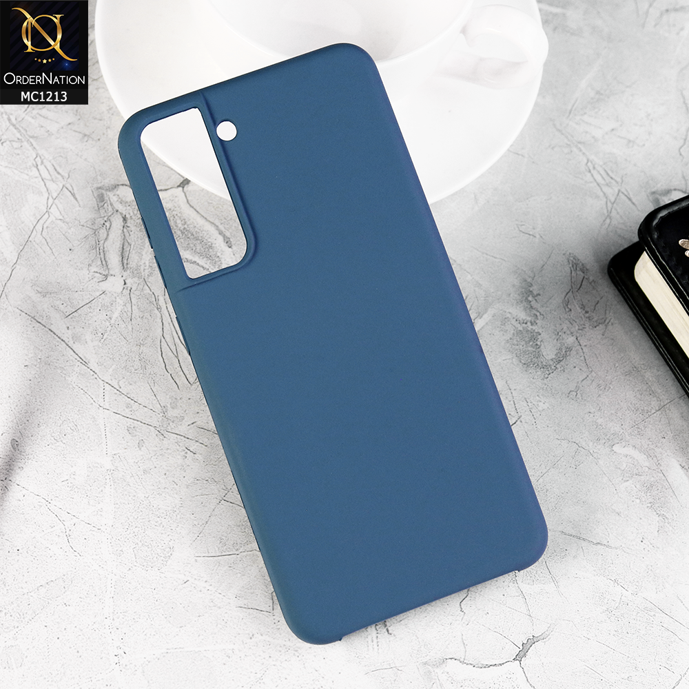 Samsung Galaxy S21 FE 5G - Yale Blue - Soft Shockproof Sillica Gel Case