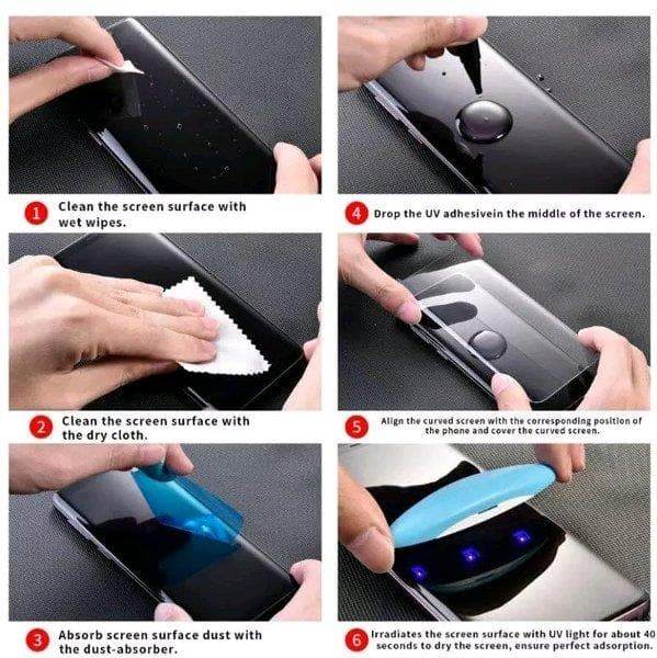 Infinix Zero 40 4G Screen Protector - 3D Nano UV Glue Curved Glass Protector - Futurestore.pk