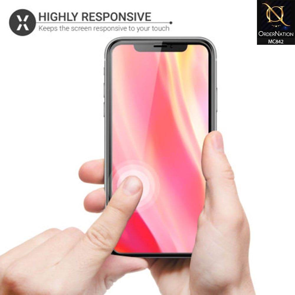 iPhone 11 Screen Protector - Black - Privacy Tempared Glass Screen Protector - Futurestore.pk