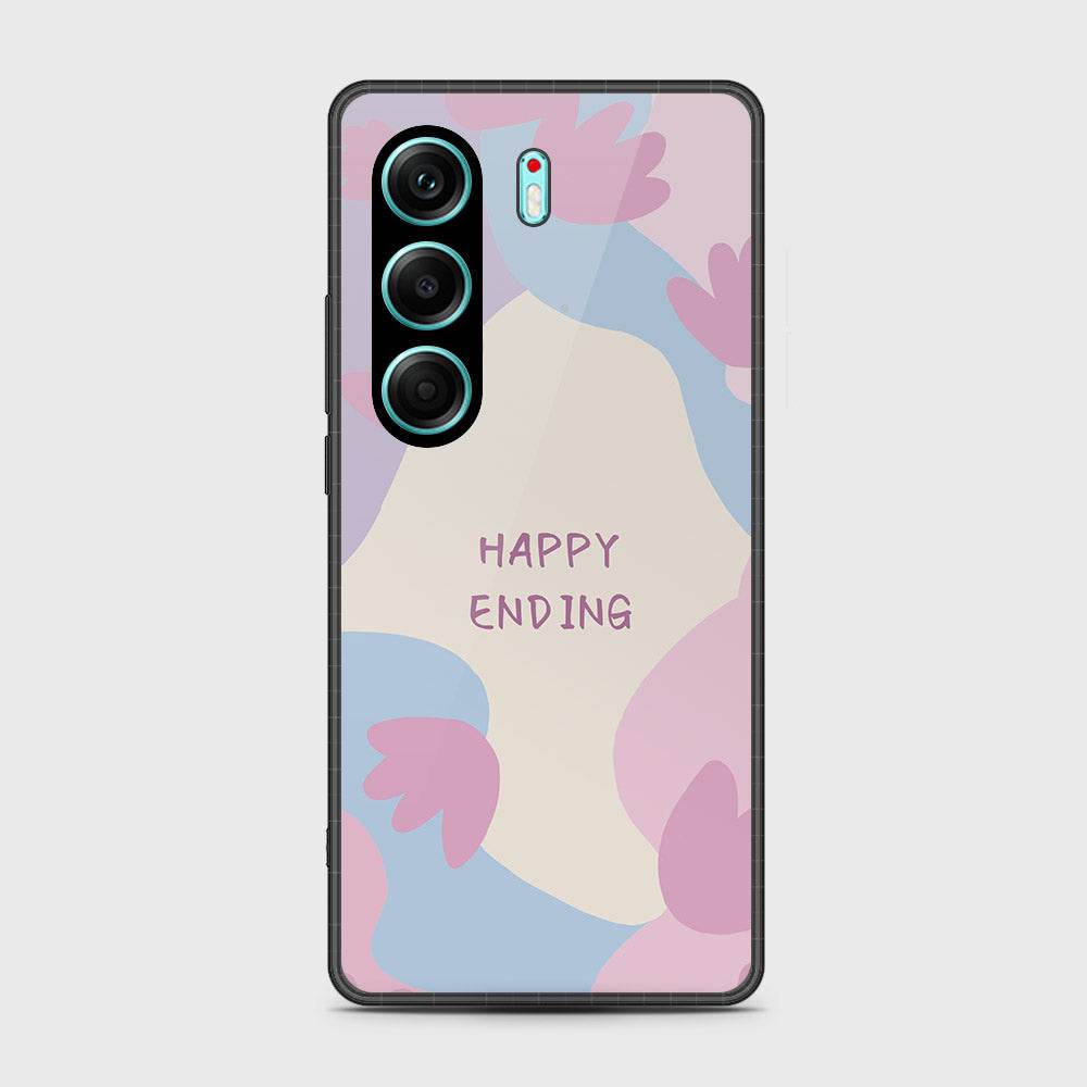 Tecno Camon 40 Pro - Happy Series - HQ Premium Shine Durable Shatterproof Case Design3