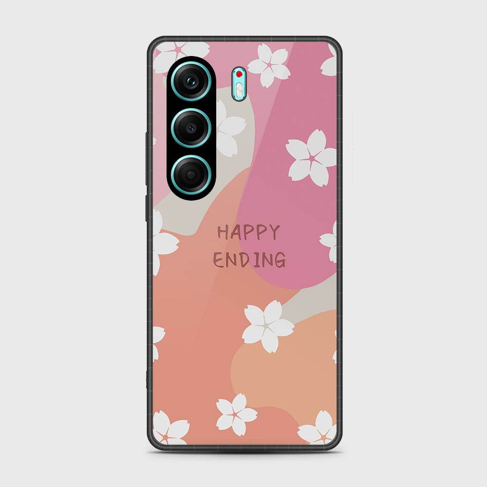 Tecno Camon 40 Pro - Happy Series - HQ Premium Shine Durable Shatterproof Case Design4