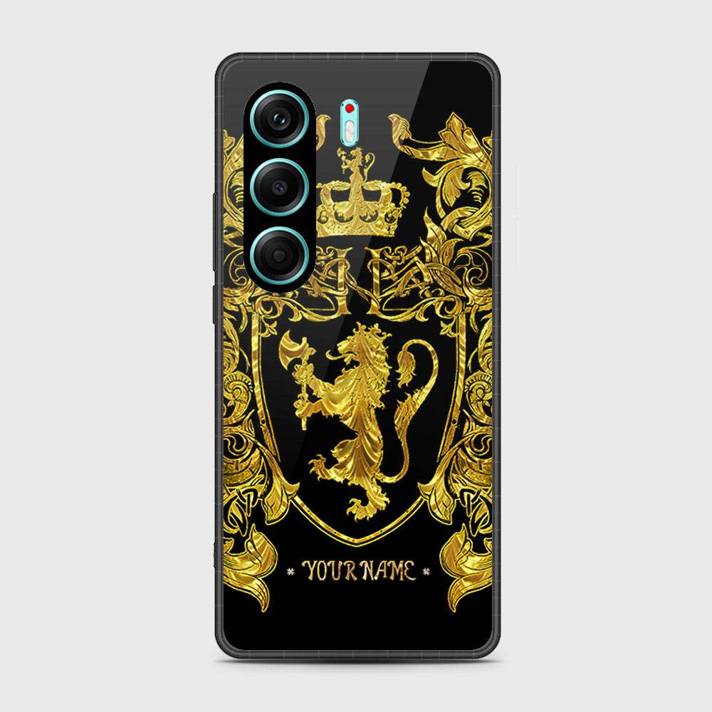Tecno Camon 40 Pro - Gold Series - HQ Premium Shine Durable Shatterproof Case Design2