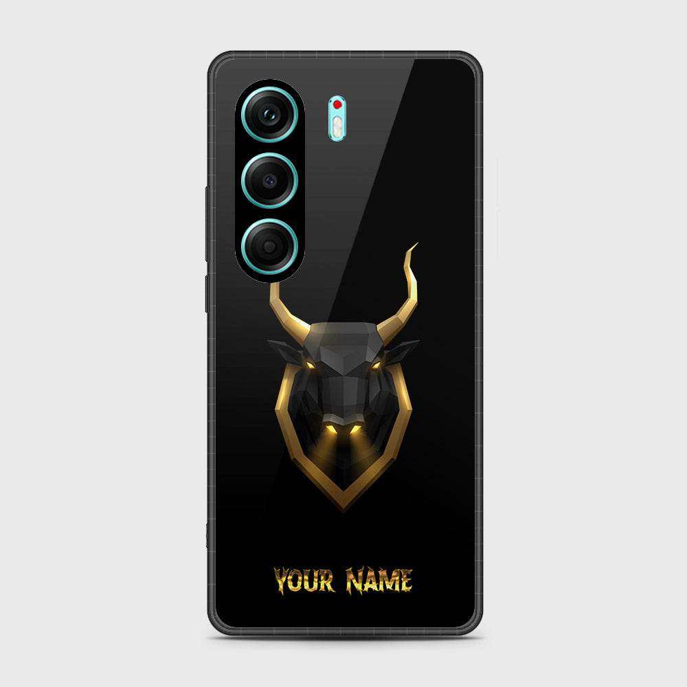 Tecno Camon 40 Pro - Gold Series - HQ Premium Shine Durable Shatterproof Case Design6