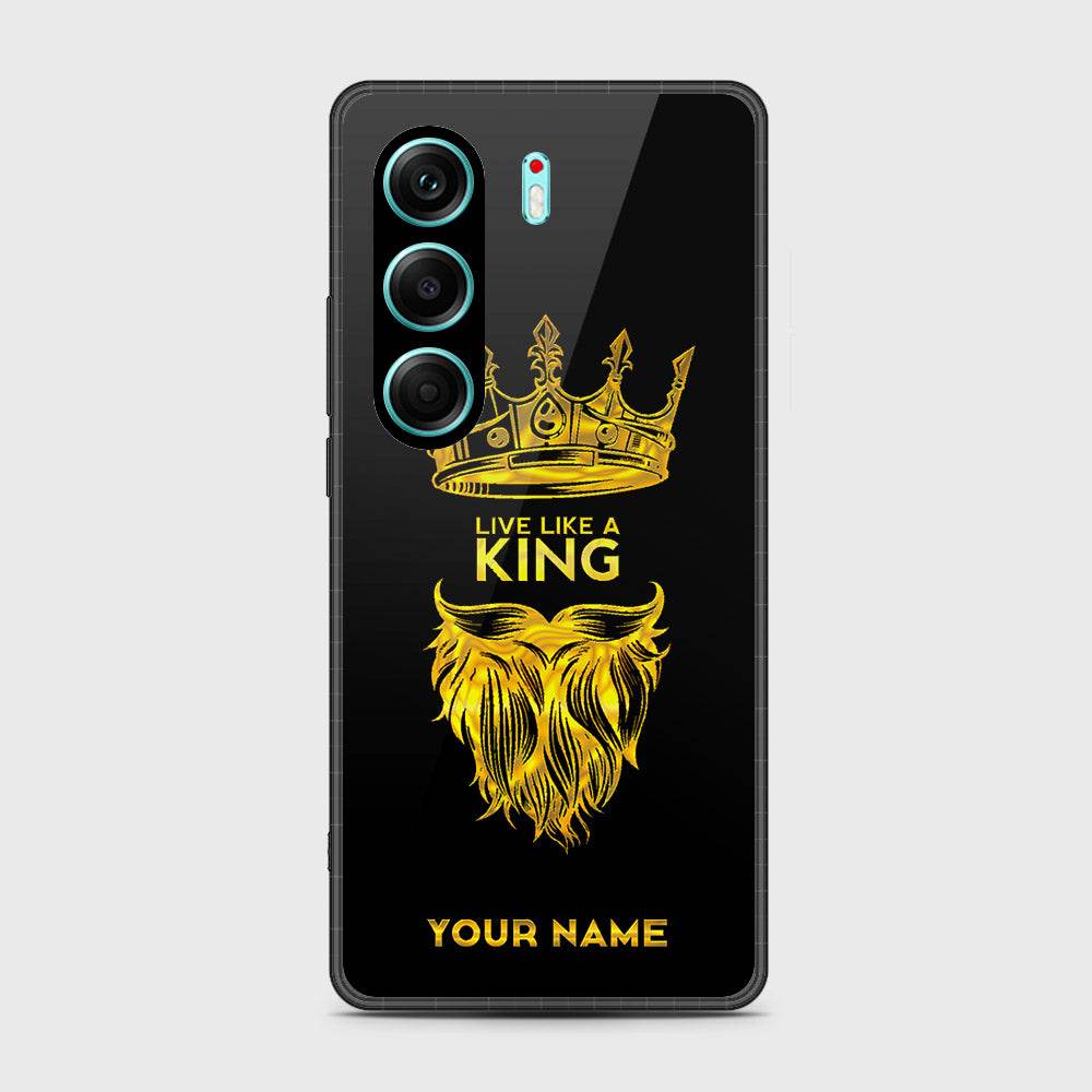 Tecno Camon 40 Pro - Gold Series - HQ Premium Shine Durable Shatterproof Case Design7