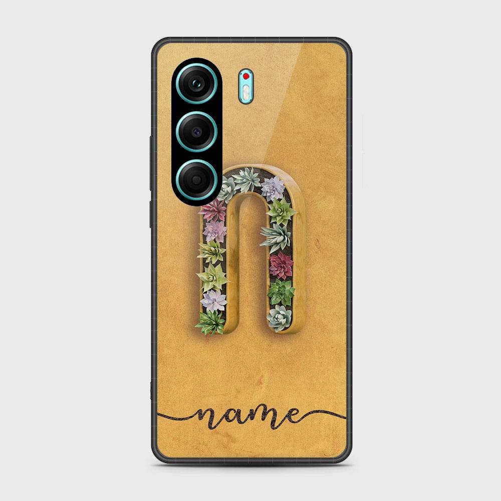 Tecno Camon 40 Pro - Personalized Alphabet Series - HQ Premium Shine Durable Shatterproof Case Design2
