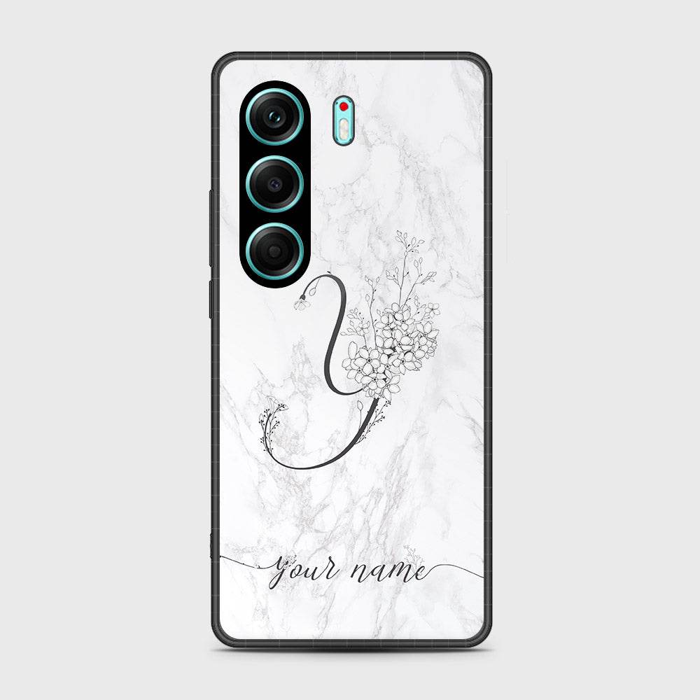 Tecno Camon 40 Pro - Personalized Alphabet Series - HQ Premium Shine Durable Shatterproof Case Design4