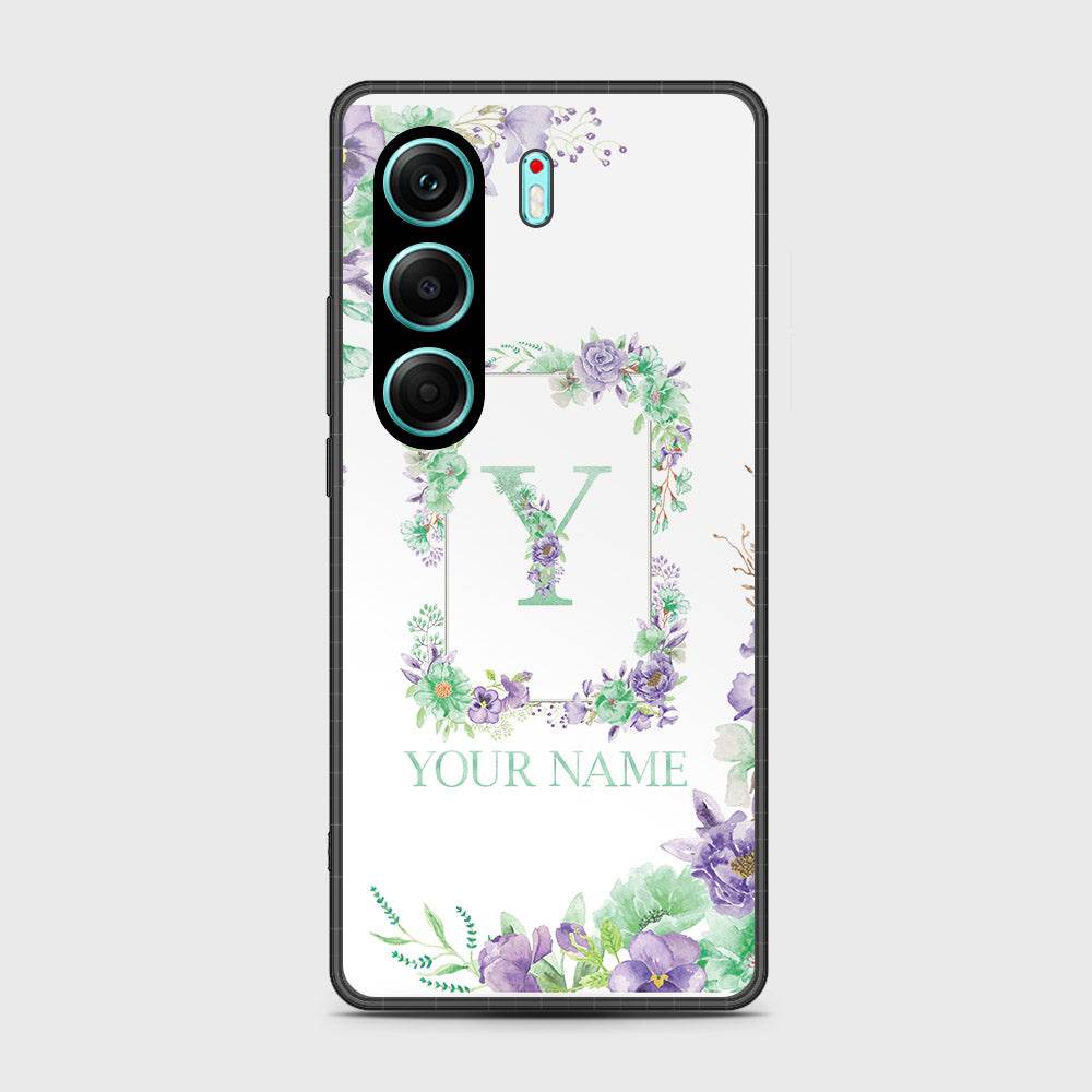 Tecno Camon 40 Pro - Personalized Alphabet Series - HQ Premium Shine Durable Shatterproof Case Design6