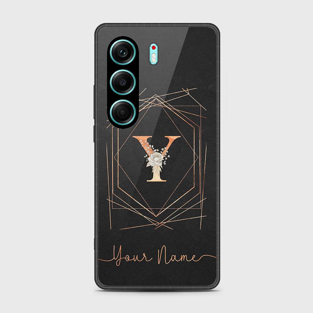 Tecno Camon 40 Pro - Personalized Alphabet Series - HQ Premium Shine Durable Shatterproof Case Design7