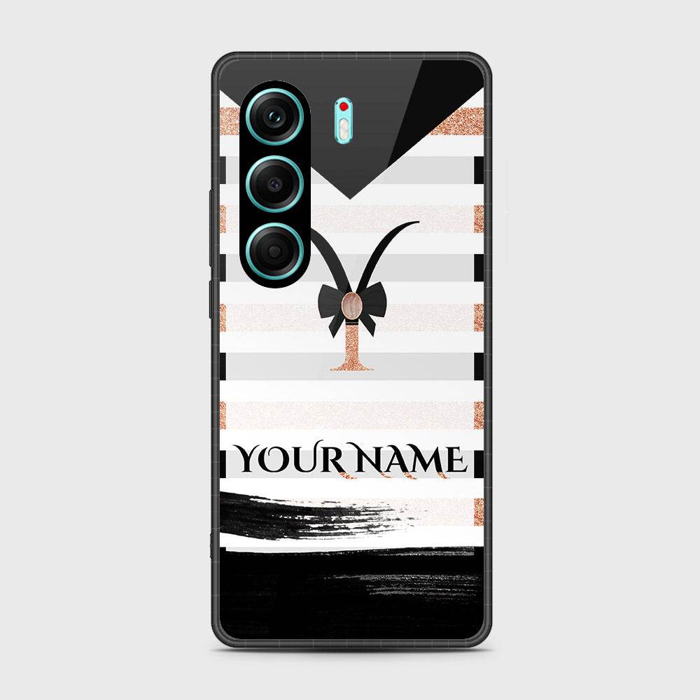 Tecno Camon 40 Pro - Personalized Alphabet Series - HQ Premium Shine Durable Shatterproof Case Design8