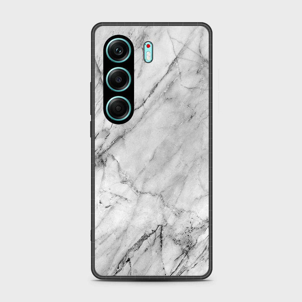 Tecno Camon 40 - White Marble Series - HQ Premium Shine Durable Shatterproof Case Design8