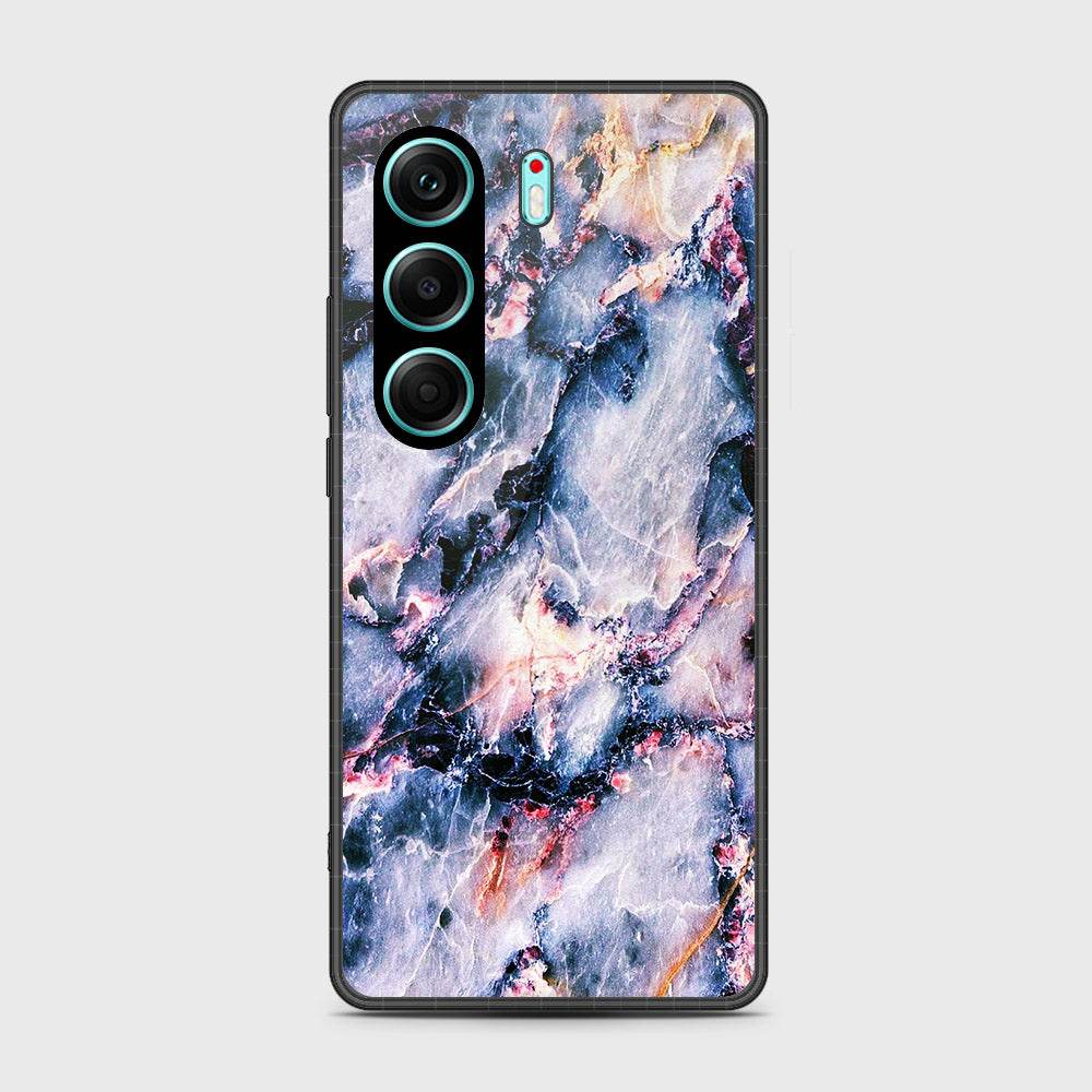 Tecno Camon 40 - White Marble Series 2 - HQ Premium Shine Durable Shatterproof Case