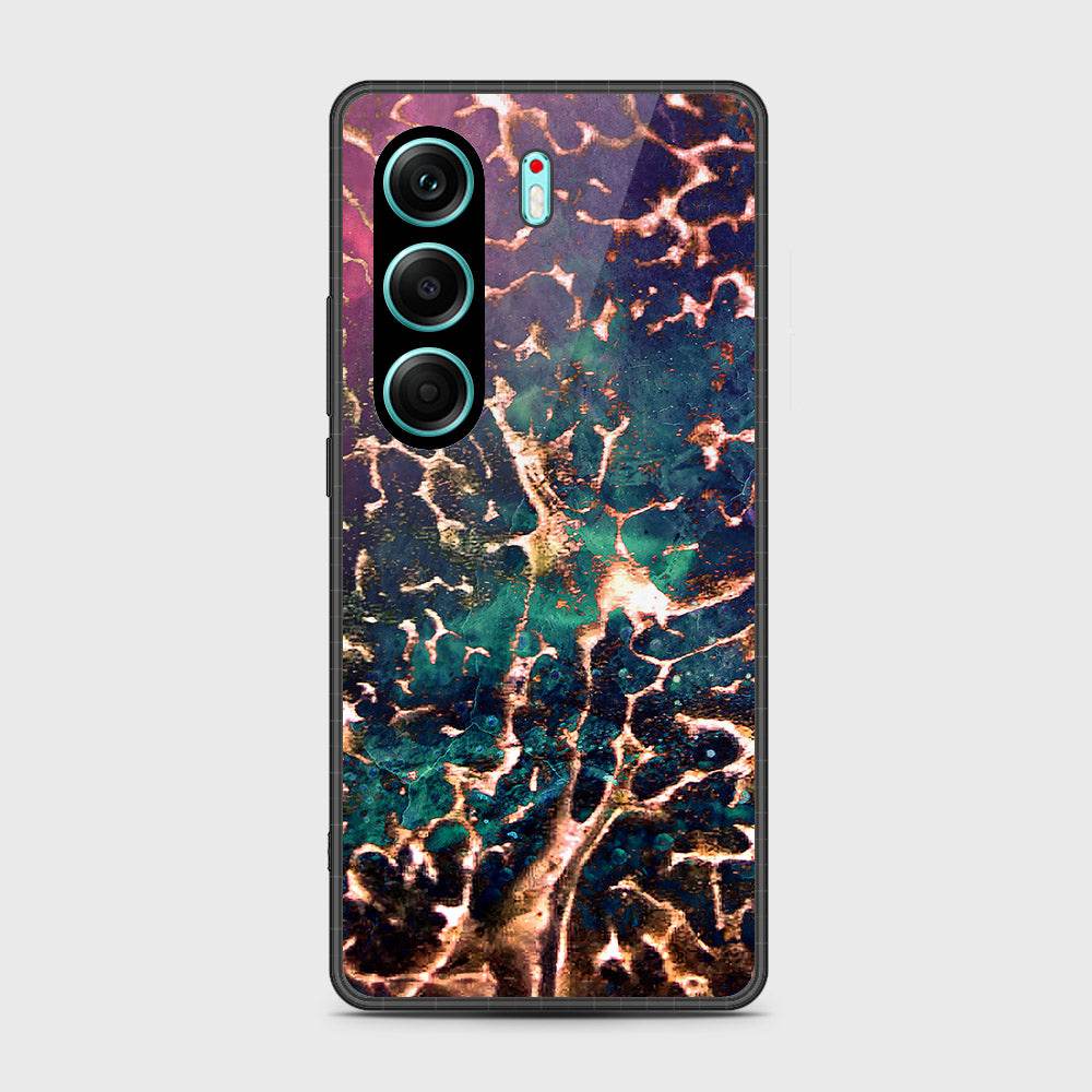 Tecno Camon 40 - Colorful Marble Series - HQ Premium Shine Durable Shatterproof Case Design4