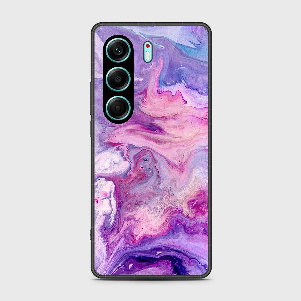Tecno Camon 40 - Colorful Marble Series - HQ Premium Shine Durable Shatterproof Case Design6