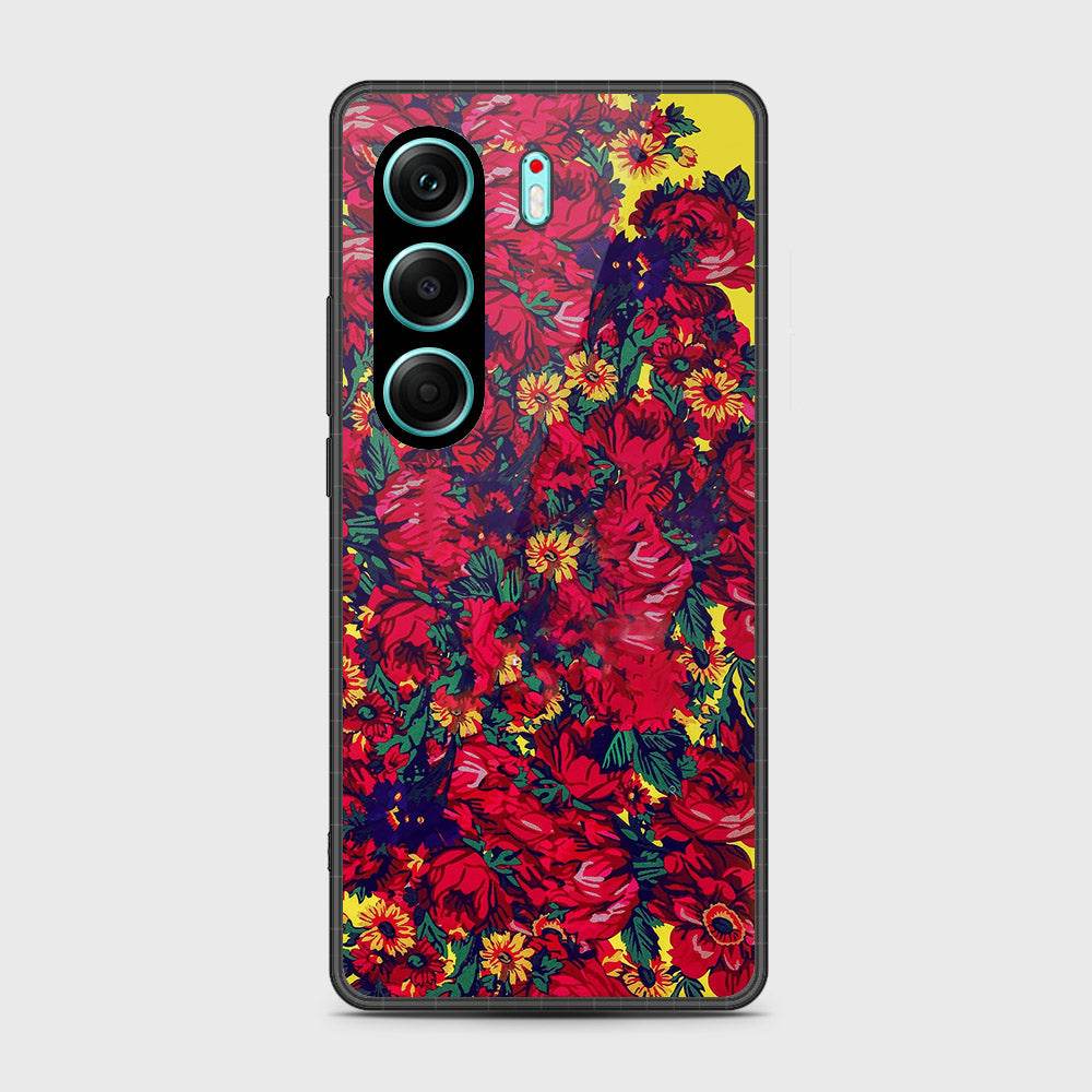 Tecno Camon 40 - Floral Series - HQ Premium Shine Durable Shatterproof Case Design1
