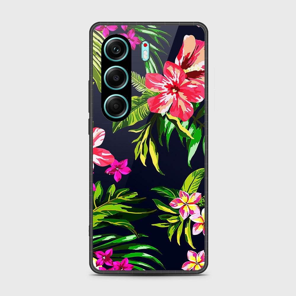 Tecno Camon 40 - Floral Series - HQ Premium Shine Durable Shatterproof Case Design4