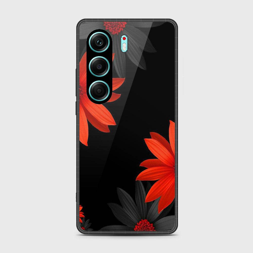 Tecno Camon 40 - Floral Series 2 - HQ Premium Shine Durable Shatterproof Case Design3
