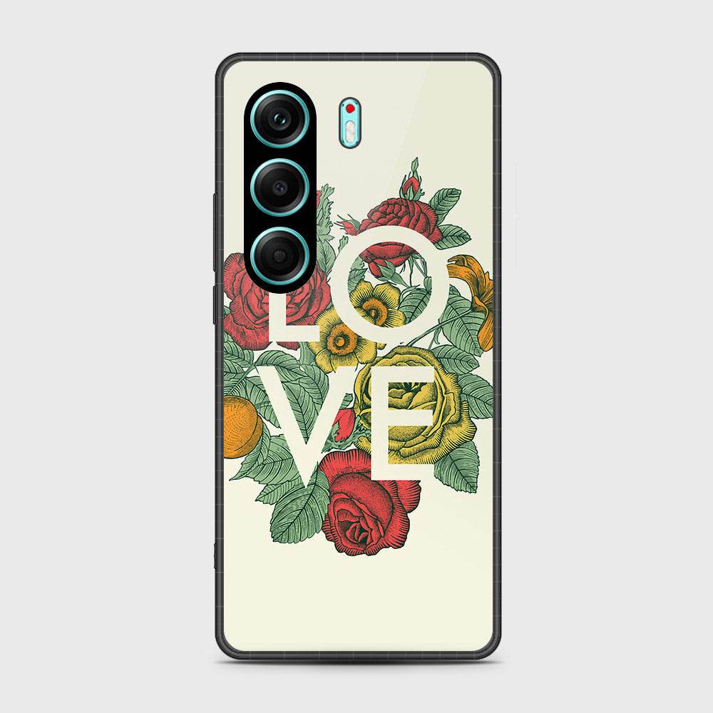 Tecno Camon 40 Pro - Floral Series 2 - HQ Premium Shine Durable Shatterproof Case Design7