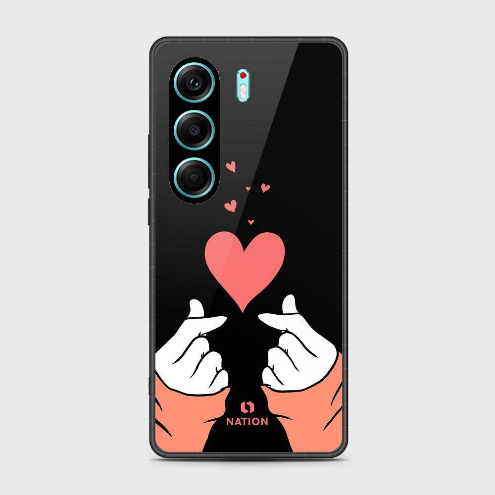 Tecno Camon 40 - Onation Heart Series - HQ Premium Shine Durable Shatterproof Case Design7