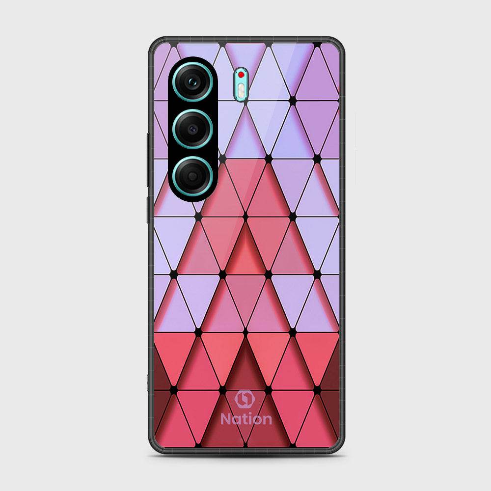 Tecno Camon 40 Pro - Onation Pyramid Series - HQ Premium Shine Durable Shatterproof Case Design4