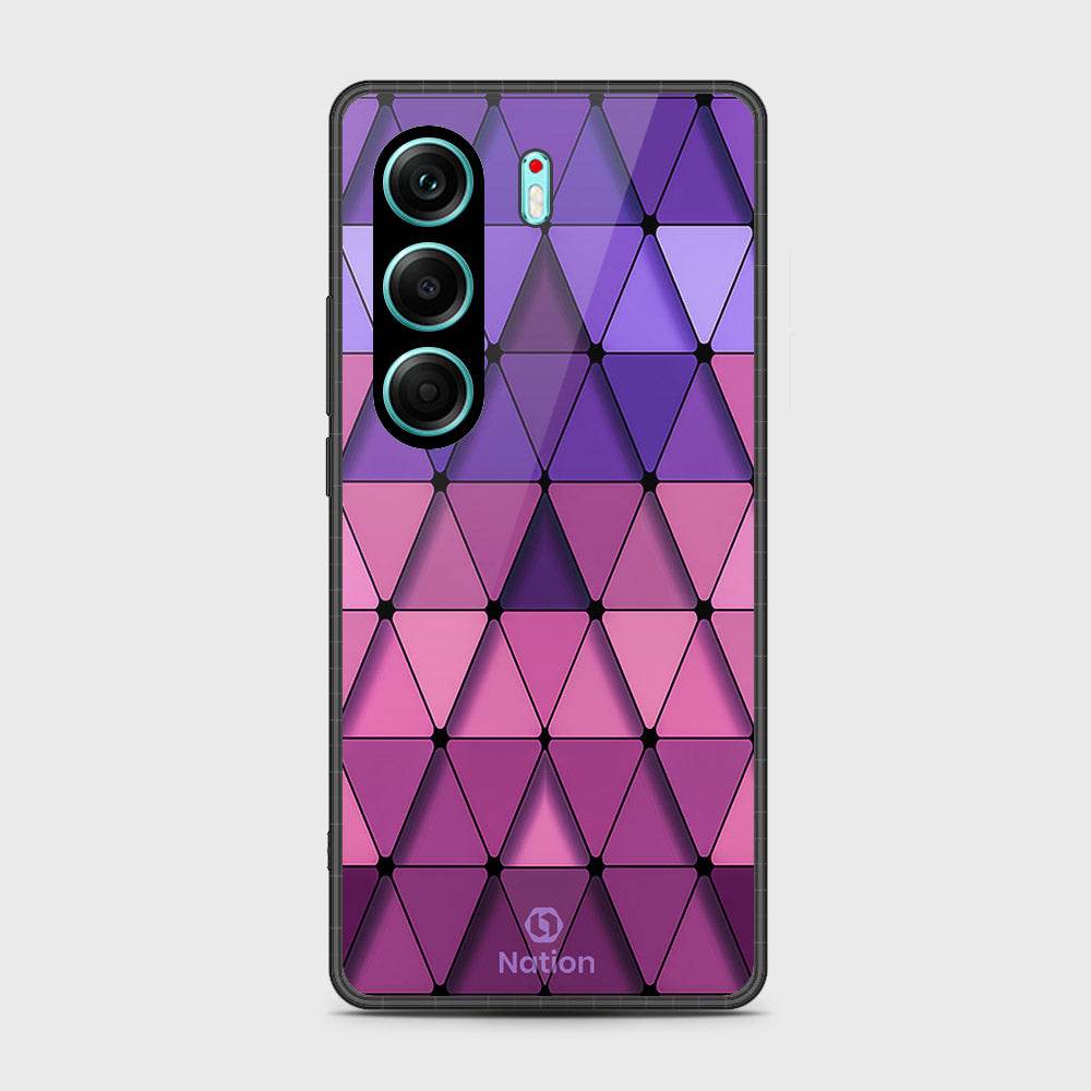 Tecno Camon 40 - Onation Pyramid Series - HQ Premium Shine Durable Shatterproof Case Design6