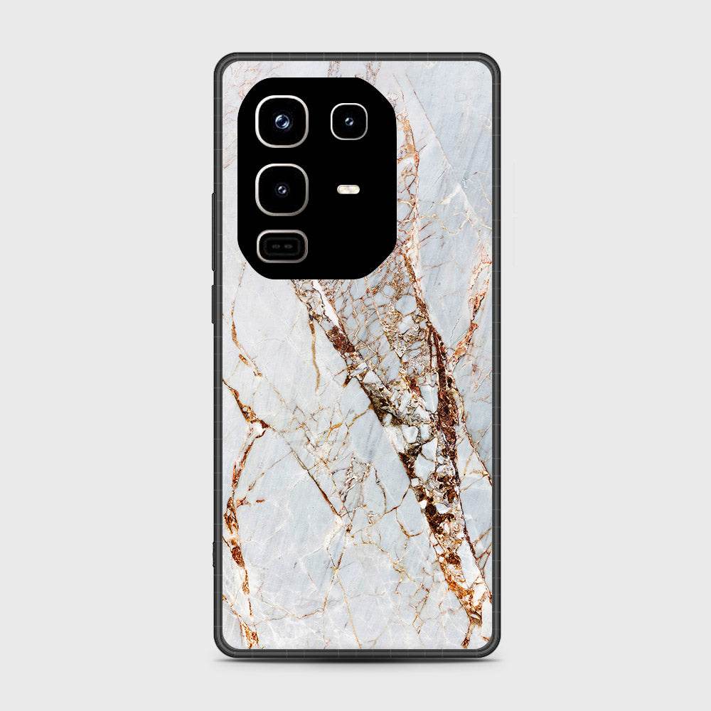 Infinix Note 50 4G - White Marble Series - HQ Premium Shine Durable Shatterproof Case - Futurestore.pk