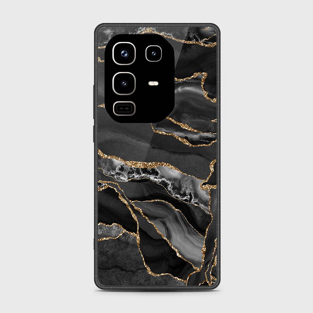 Infinix Note 50 Pro 4G - Black Marble Series - HQ Premium Shine Durable Shatterproof Case - Futurestore.pk
