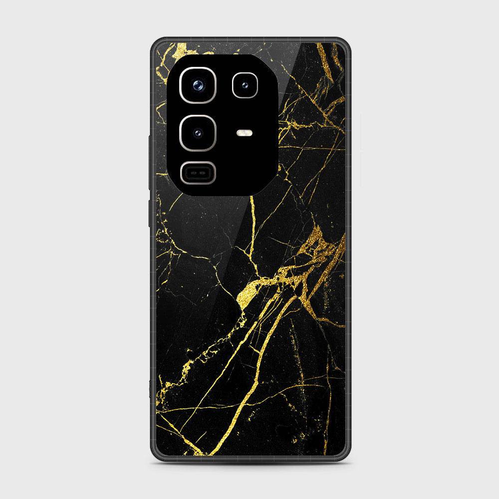 Infinix Note 50 Pro 4G - Black Marble Series - HQ Premium Shine Durable Shatterproof Case - Futurestore.pk