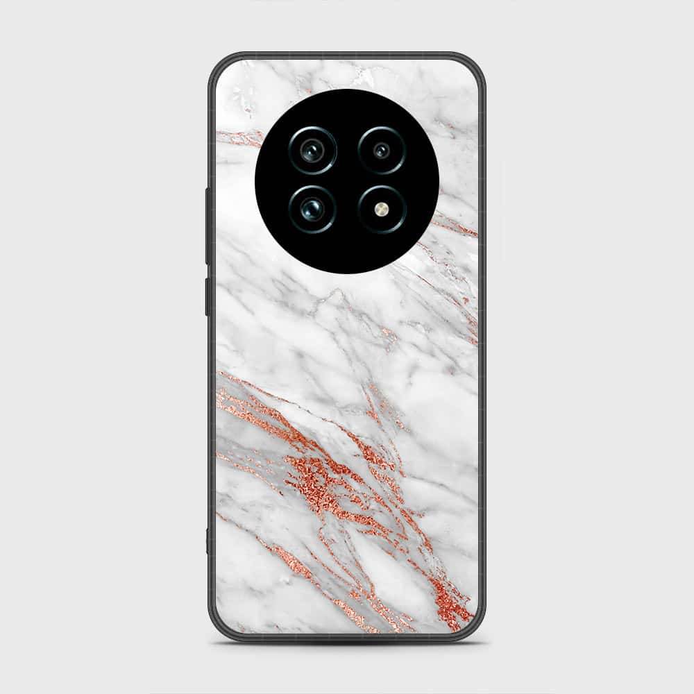 Realme 13 Plus 5G - White Marble Series - HQ Premium Shine Durable Shatterproof Case - Futurestore.pk