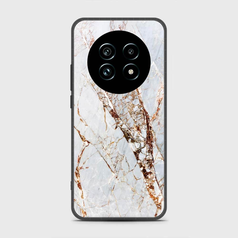 Realme 13 Plus 5G - White Marble Series - HQ Premium Shine Durable Shatterproof Case - Futurestore.pk
