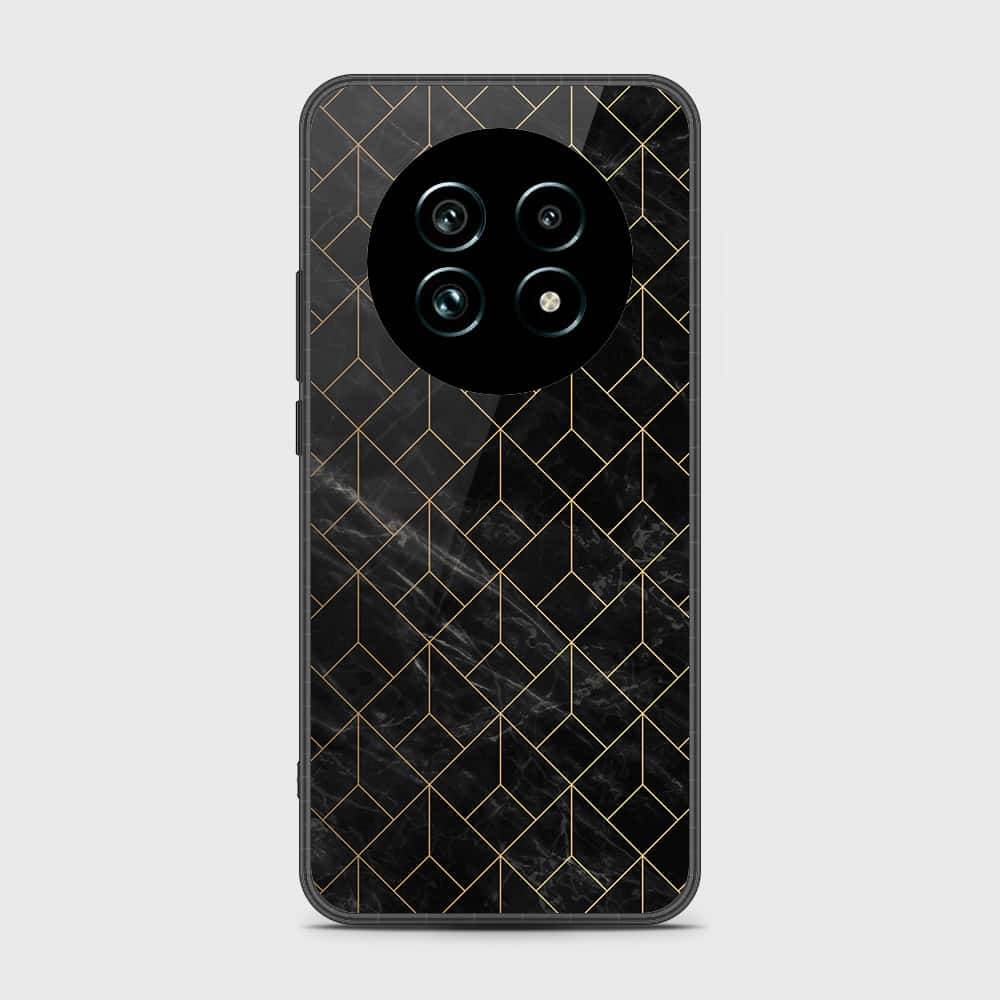 Realme 13 Plus 5G - Black Marble Series - HQ Premium Shine Durable Shatterproof Case - Futurestore.pk