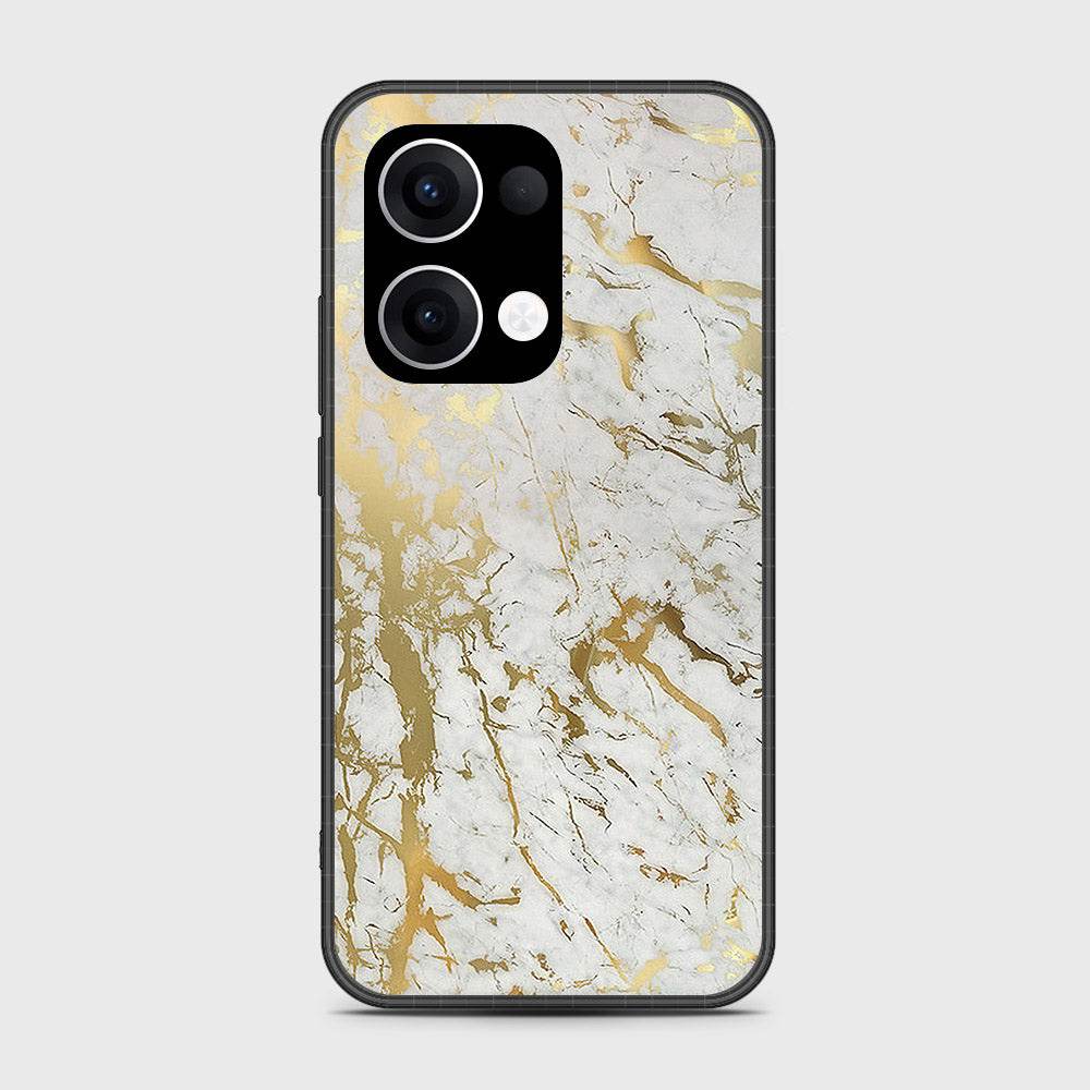 Oppo Reno 13 - White Marble Series - HQ Premium Shine Durable Shatterproof Case - Futurestore.pk