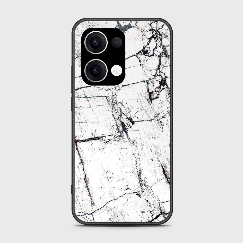 Oppo Reno 13 - White Marble Series 2 - HQ Premium Shine Durable Shatterproof Case - Futurestore.pk
