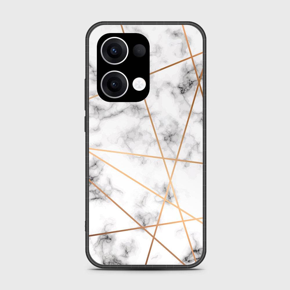 Oppo Reno 13 - White Marble Series 2 - HQ Premium Shine Durable Shatterproof Case - Futurestore.pk
