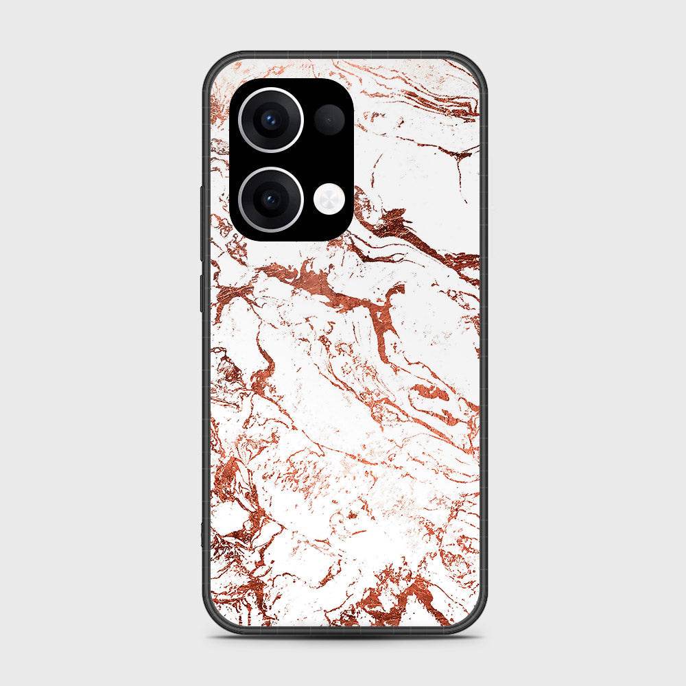 Oppo Reno 13 - White Marble Series 2 - HQ Premium Shine Durable Shatterproof Case - Futurestore.pk