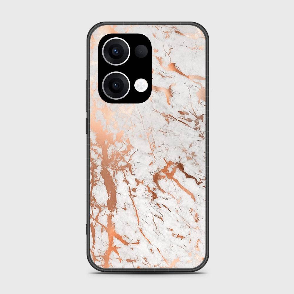 Oppo Reno 13 - White Marble Series 2 - HQ Premium Shine Durable Shatterproof Case - Futurestore.pk