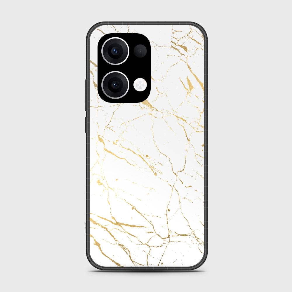 Oppo Reno 13 - White Marble Series 2 - HQ Premium Shine Durable Shatterproof Case - Futurestore.pk