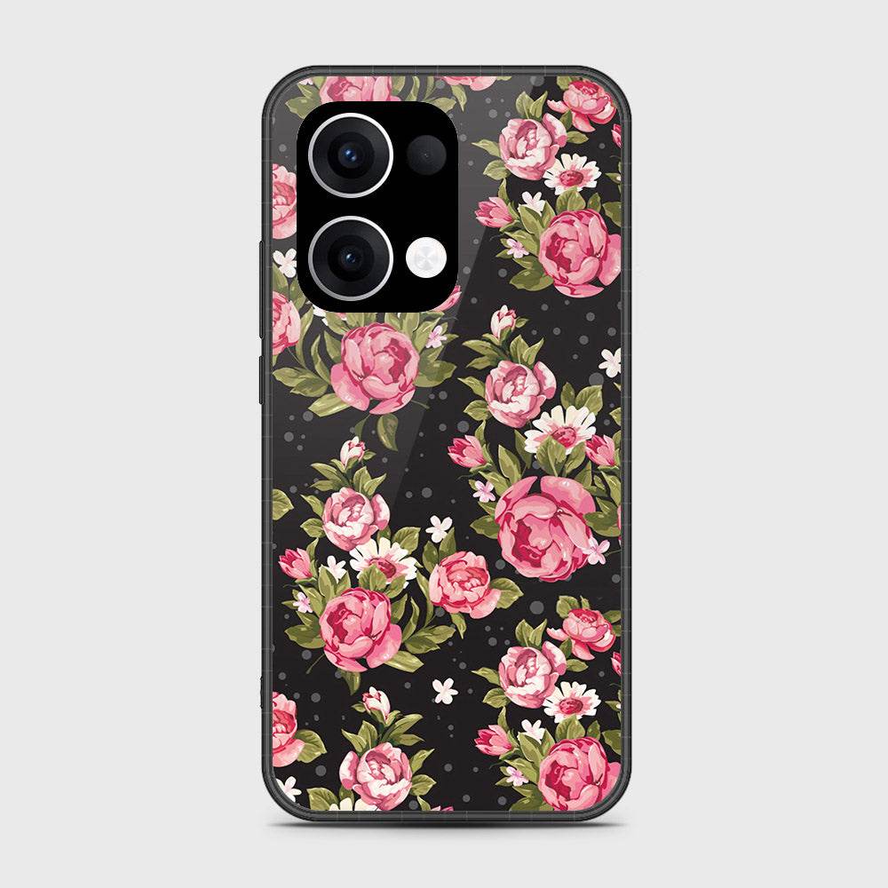Oppo Reno 13 - Floral Series - HQ Premium Shine Durable Shatterproof Case - Futurestore.pk