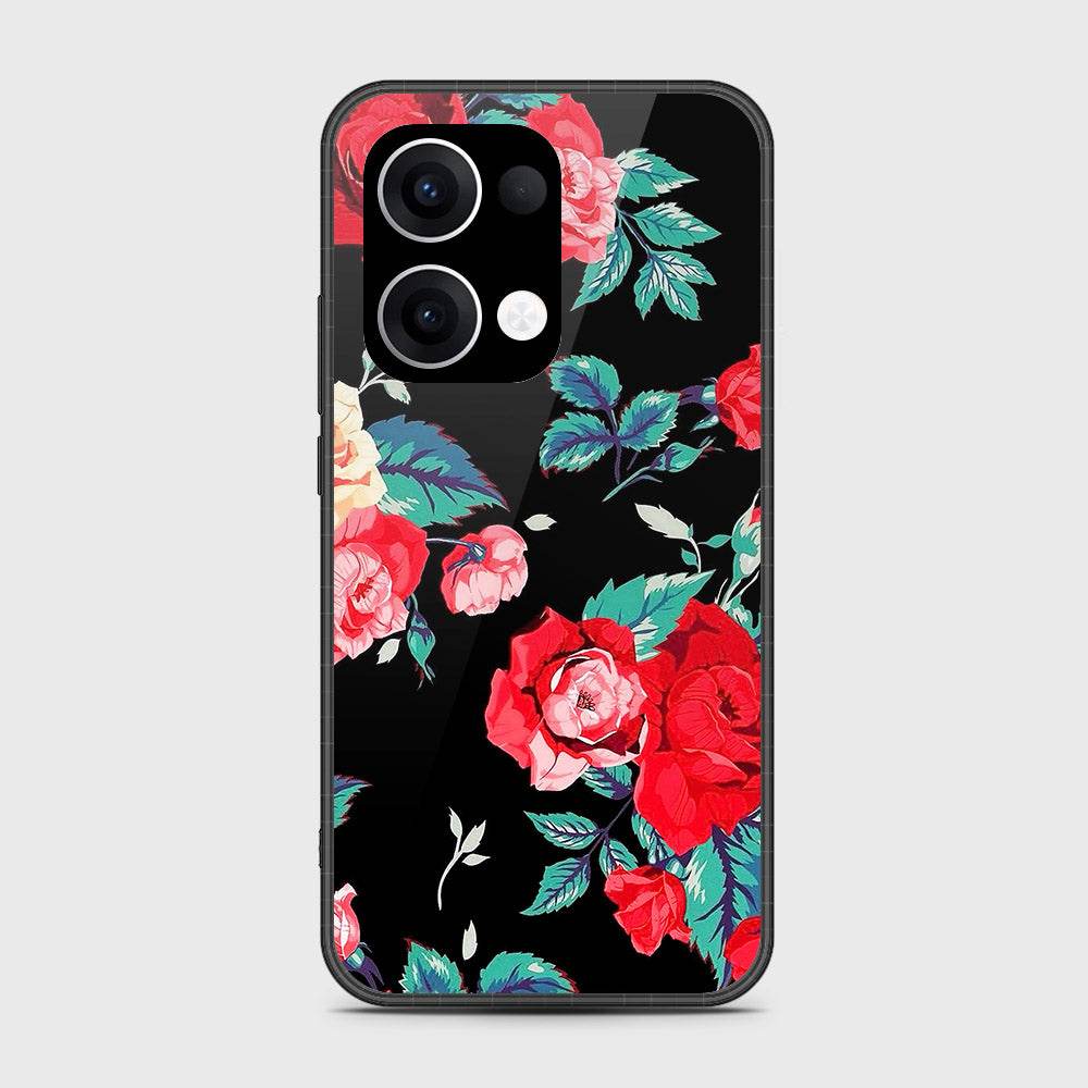 Oppo Reno 13 - Floral Series - HQ Premium Shine Durable Shatterproof Case - Futurestore.pk
