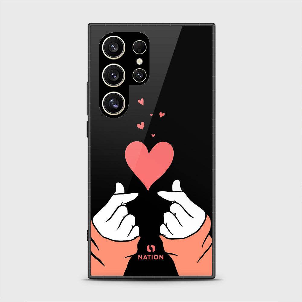 Samsung Galaxy S25 Ultra - Onation Heart Series - HQ Premium Shine Durable Shatterproof Case Design7