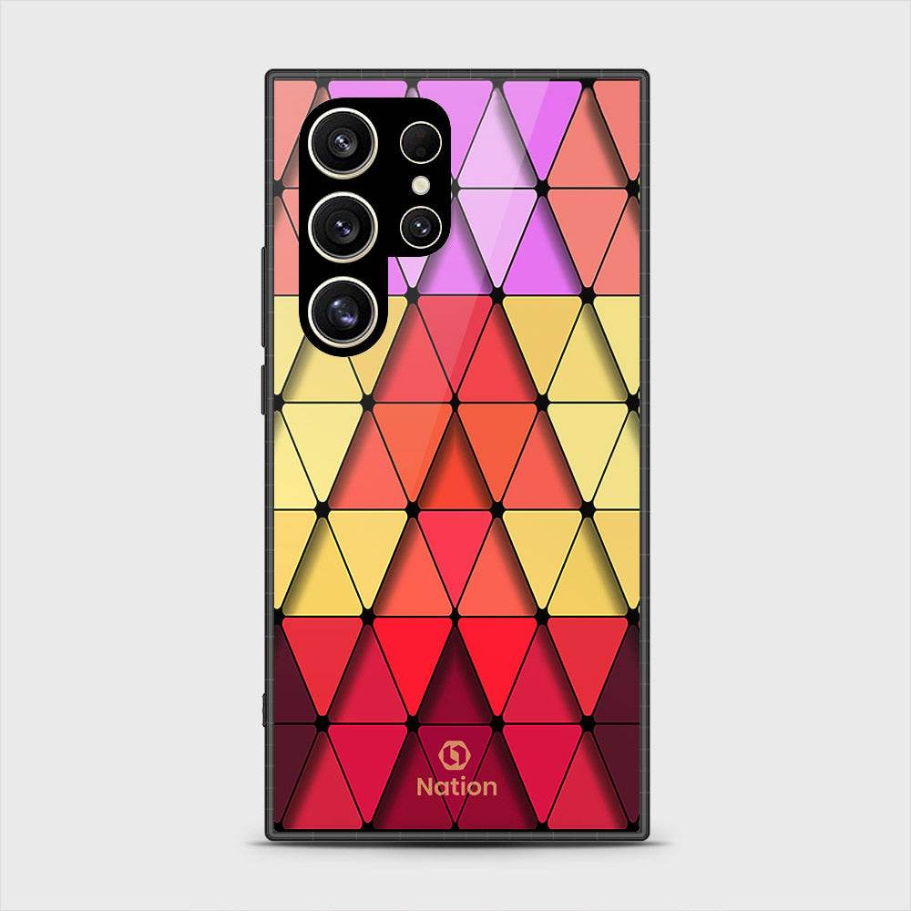 Samsung Galaxy S25 Ultra - Onation Pyramid Series - HQ Premium Shine Durable Shatterproof Case Design3