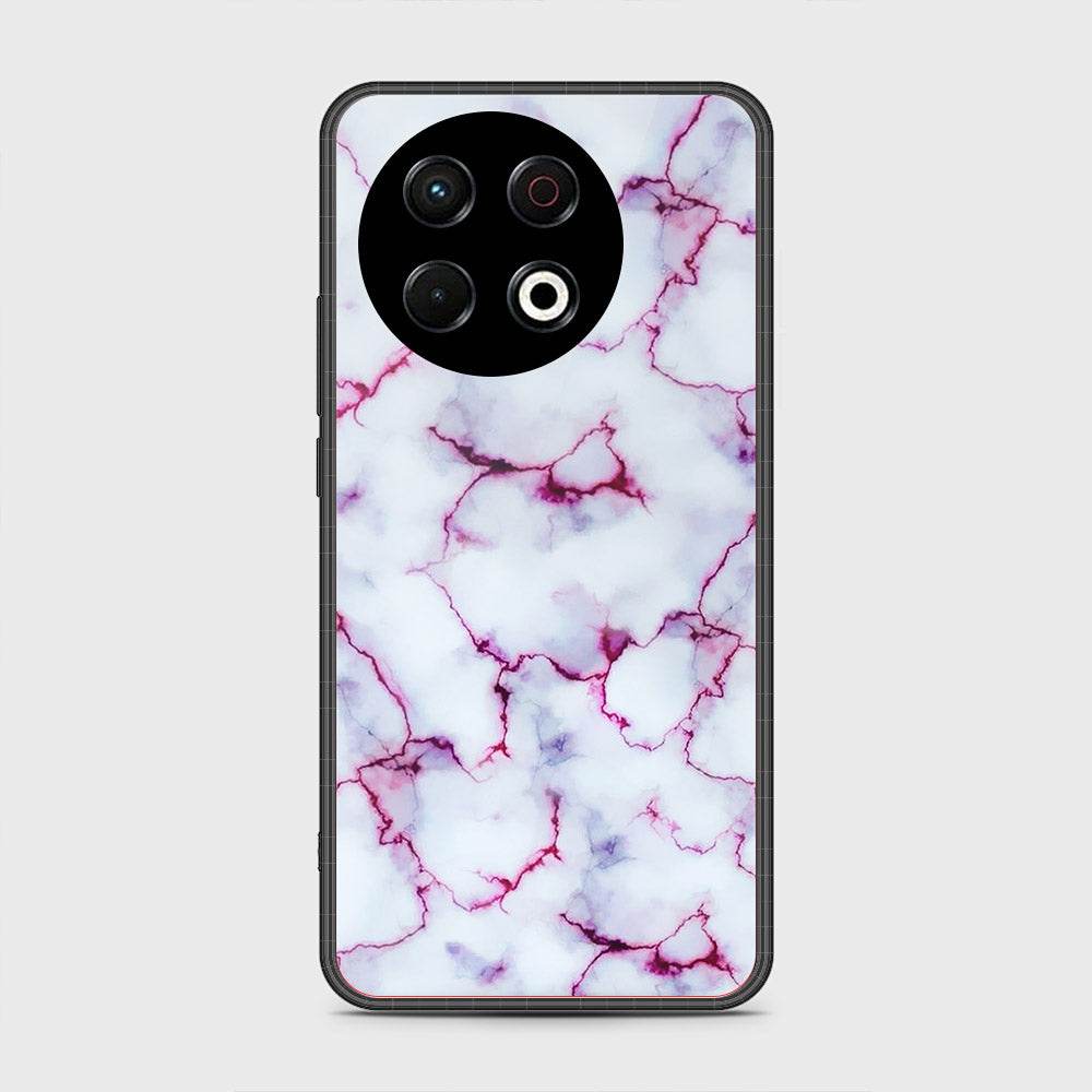 Tecno Spark 30 Pro - White Marble Series - HQ Premium Shine Durable Shatterproof Case - Futurestore.pk