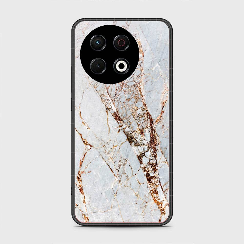 Tecno Spark 30 Pro - White Marble Series - HQ Premium Shine Durable Shatterproof Case - Futurestore.pk