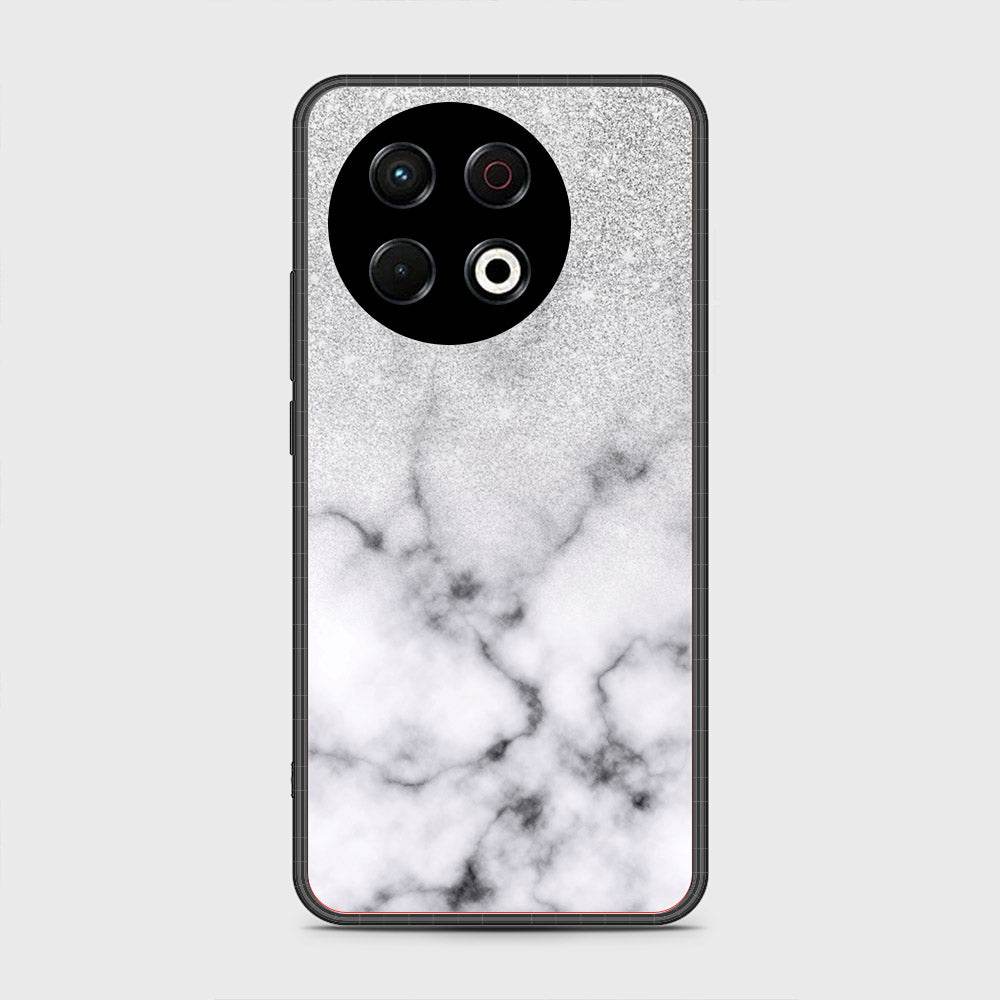 Tecno Spark 30 Pro - White Marble Series - HQ Premium Shine Durable Shatterproof Case - Futurestore.pk