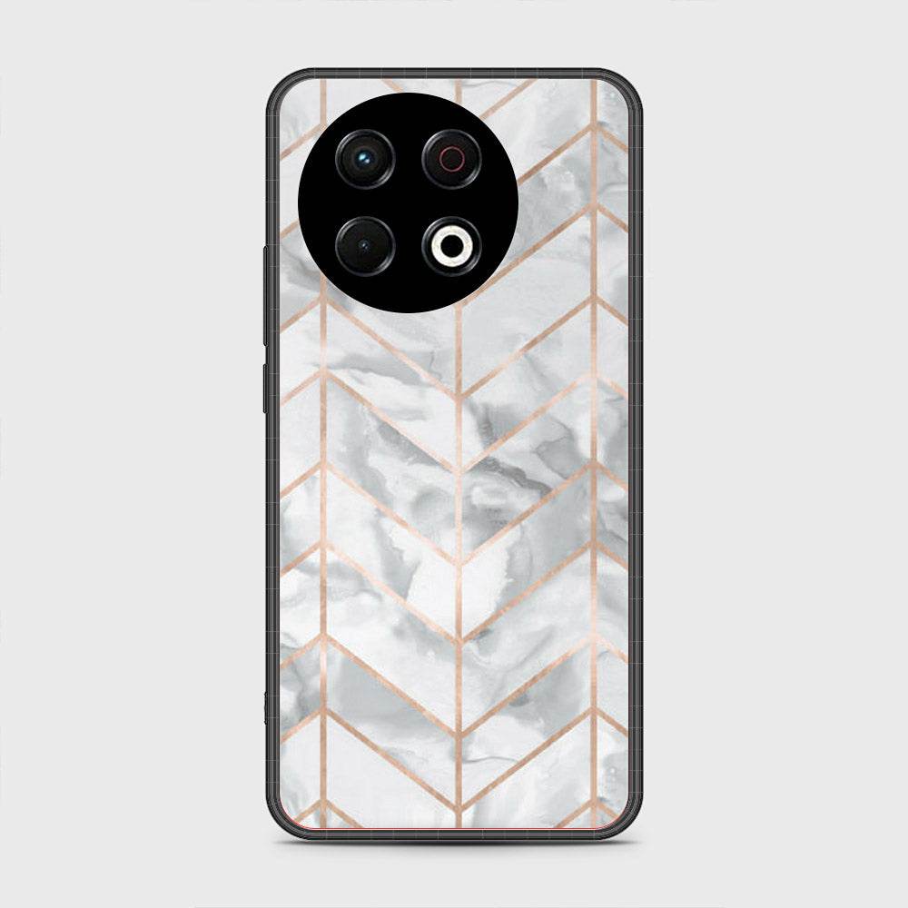 Tecno Spark 30 Pro - White Marble Series 2 - HQ Premium Shine Durable Shatterproof Case - Futurestore.pk