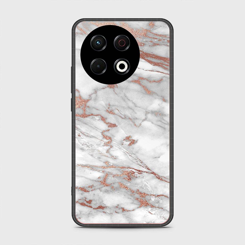 Tecno Spark 30 Pro - White Marble Series 2 - HQ Premium Shine Durable Shatterproof Case - Futurestore.pk