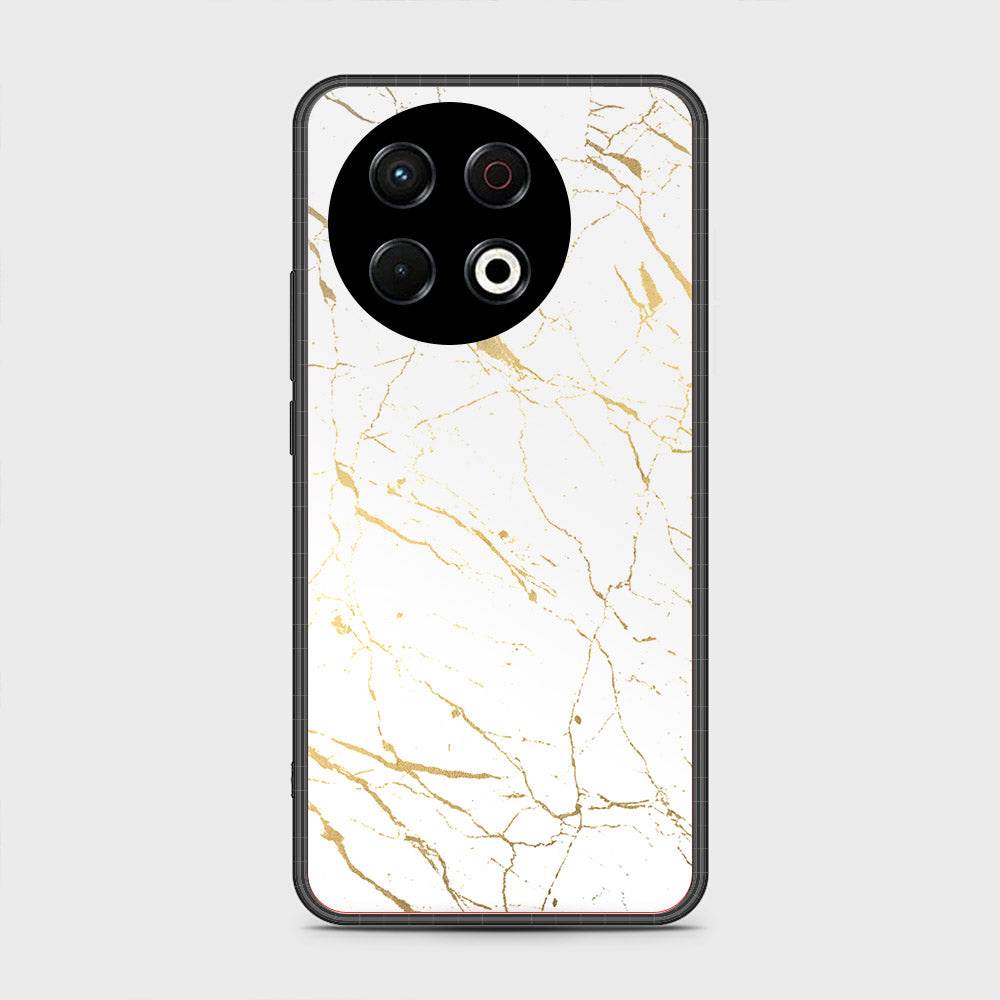 Tecno Spark 30 Pro - White Marble Series 2 - HQ Premium Shine Durable Shatterproof Case - Futurestore.pk