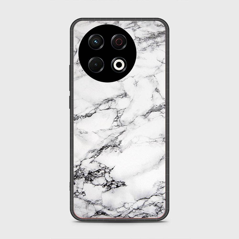 Tecno Spark 30 Pro - White Marble Series - HQ Premium Shine Durable Shatterproof Case - Futurestore.pk