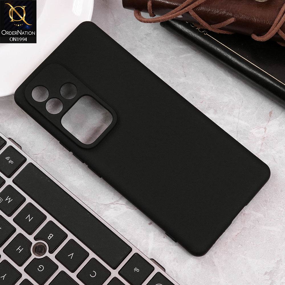 Vivo V30 Cover - Black - Matte Shockproof Sillica Gel Soft Case - Futurestore.pk